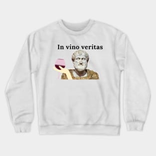 In vino veritas Aristotle Crewneck Sweatshirt